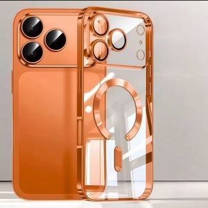 Not Rated Transparent Orange Phone Case